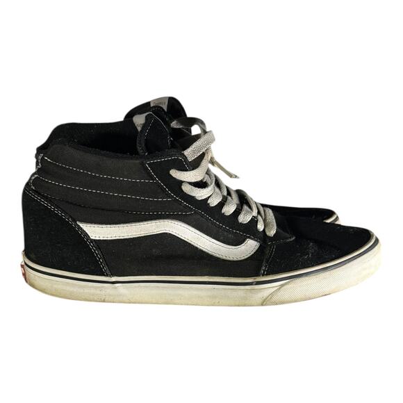 VANS Other - Vans SK8-HI Black White Mens High Top Skate Sneakers Size 11